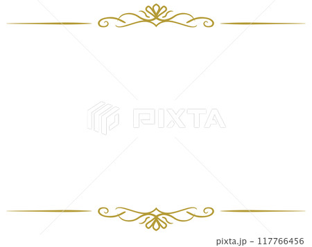 クラシカルなアンティークフレーム〜上下〜 117766456