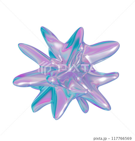 Y2K 3Dイラスト  図形 117766569