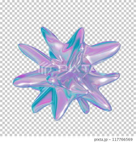 Y2K 3D illustration graphic Y2K 3D illustration graphic 117766569