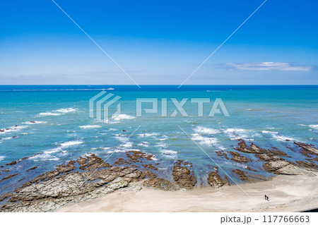 御前崎遠州灘県立自然公園　灯台下海岸　静岡県最南端の岬 117766663