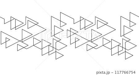 abstract geometric triangle graphic seamless pattern 117766754