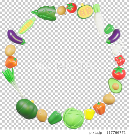 Vegetable frame 117766771