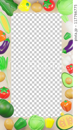 Vegetable frame 117766775