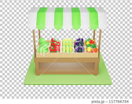 蔬果商的等距插圖 蔬果商的等距插圖 117766784