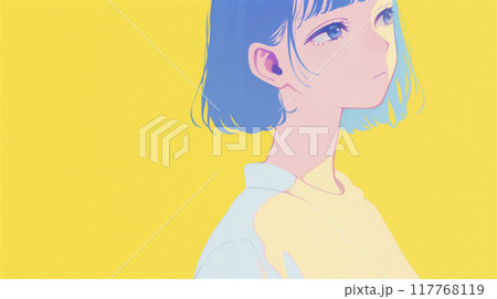 日本アニメーション　少女 117768119