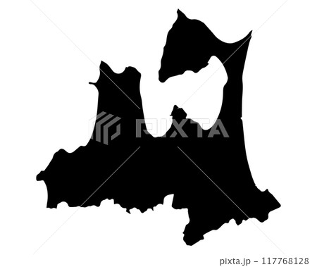 青森県地図 青森県地図 117768128