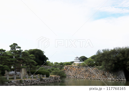 夏の明石城跡（兵庫県 明石市） 117768165