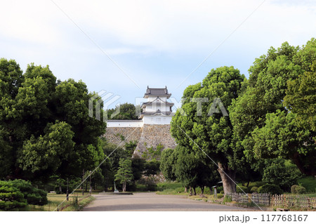 夏の明石城跡(兵庫県 明石市) 夏の明石城跡(兵庫県 明石市) 117768167