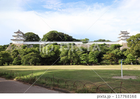 夏の明石城跡（兵庫県 明石市） 117768168