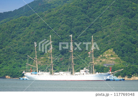 海王丸 敦賀港停泊風景 練習船 海王丸 敦賀港停泊風景 練習船 117769348