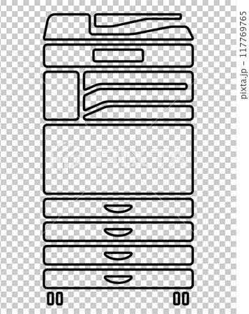 コピー機のアイコン コピー機のアイコン 117769765