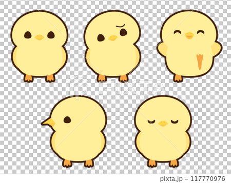 ひよこ フチあり ひよこ フチあり 117770976