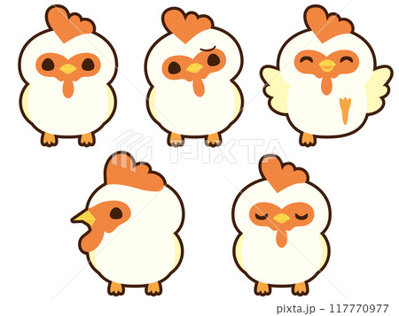 鶏 フチあり 鶏 フチあり 117770977