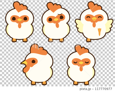鶏 フチあり 鶏 フチあり 117770977