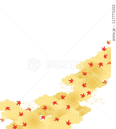 背景素材-秋紅葉2024-5-1 117773202