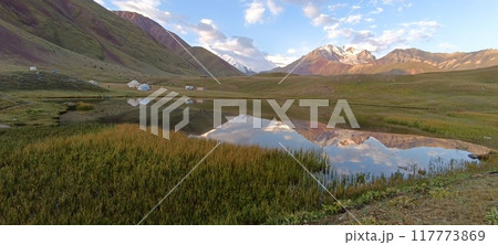 in tajikistan the beautiful land 117773869