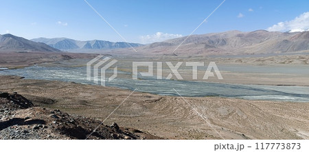 in tajikistan the beautiful land 117773873