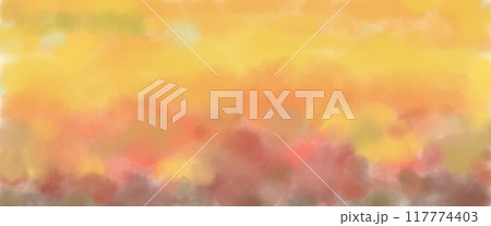 紅葉のような赤やオレンジのグラデーションタイトルあしらいライン背景素材 紅葉のような赤やオレンジのグラデーションタイトルあしらいライン背景素材 117774403