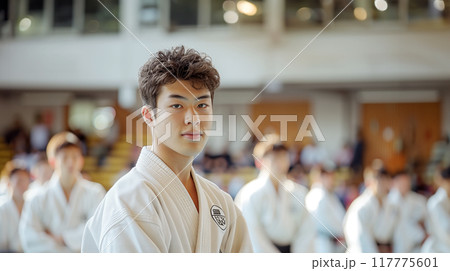 演武をする武術家 AI画像 演武をする武術家 AI画像 117775601