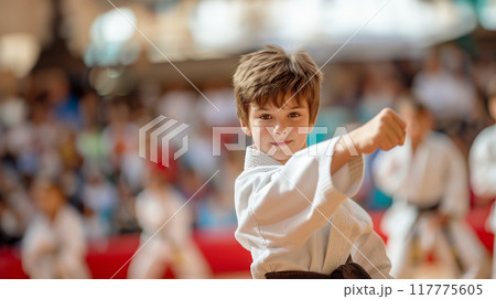 演武をする武術家 AI画像 演武をする武術家 AI画像 117775605