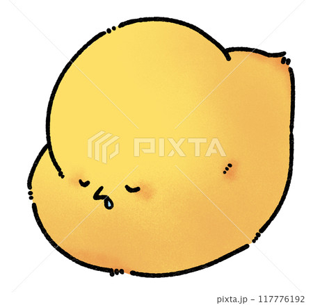 うたたねひよこのイラスト うたたねひよこのイラスト 117776192