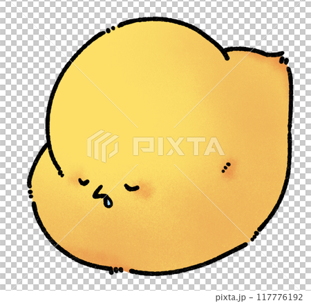 うたたねひよこのイラスト うたたねひよこのイラスト 117776192
