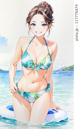 水着女性 水着女性 117776874