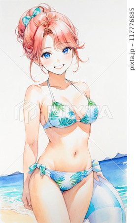 水着女性 水着女性 117776885