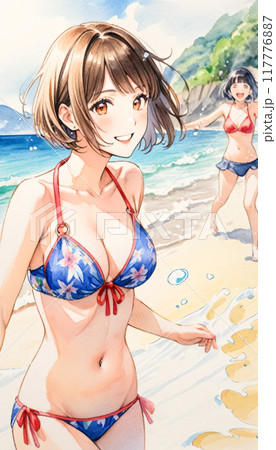 水着女性 117776887