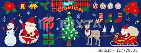 クリスマス素材 クリスマス素材 117778335