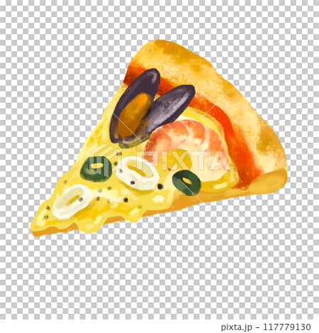 Pizza illustration Pizza illustration 117779130