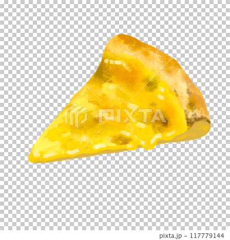 ピザのイラスト　クアトロフォルマッジ 117779144