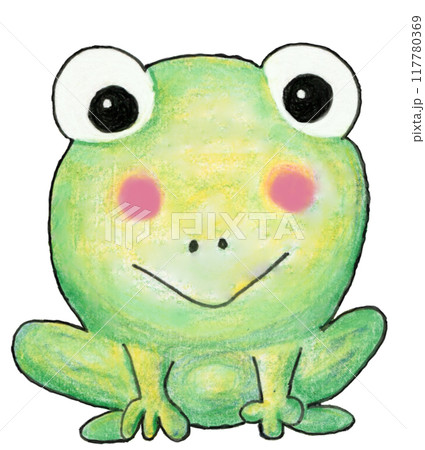 小さなカエルも鳴くんです。ケロっ 小さなカエルも鳴くんです。ケロっ 117780369