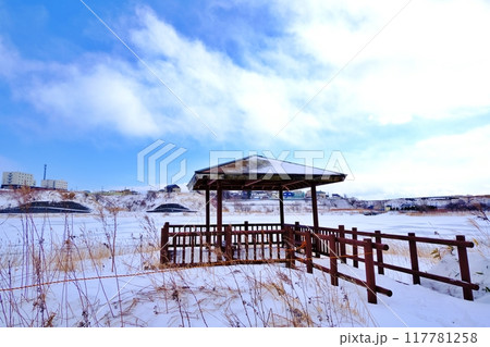 冬の春採湖 (北海道釧路市) 冬の春採湖 (北海道釧路市) 117781258