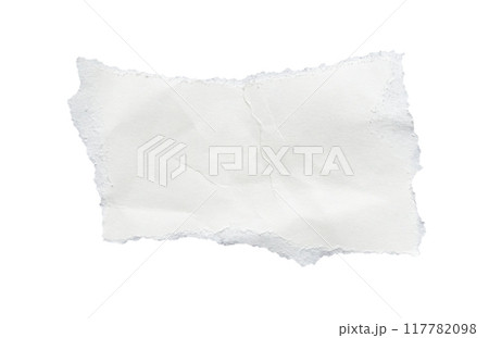 piece of white paper tear isolated on white background piece of white paper tear isolated on white background 117782098