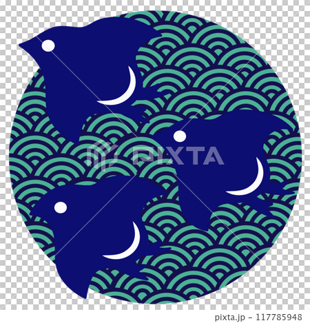 日本千鳥格紋圖解 日本千鳥格紋圖解 117785948