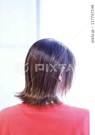 白髪染め寒色系外ハネ！ 117787246