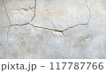 Cracked Concrete Wall Texture with Weathered Surface 117787766