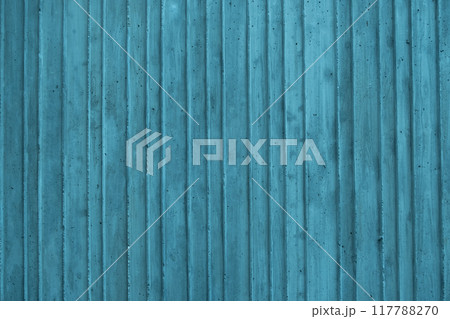ターコイズカラー系の柄付コンクリートイメージ　(背景素材) 117788270