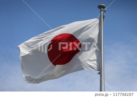 たなびく日の丸の旗 たなびく日の丸の旗 117788287