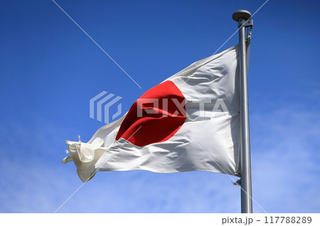 たなびく日の丸の旗 たなびく日の丸の旗 117788289
