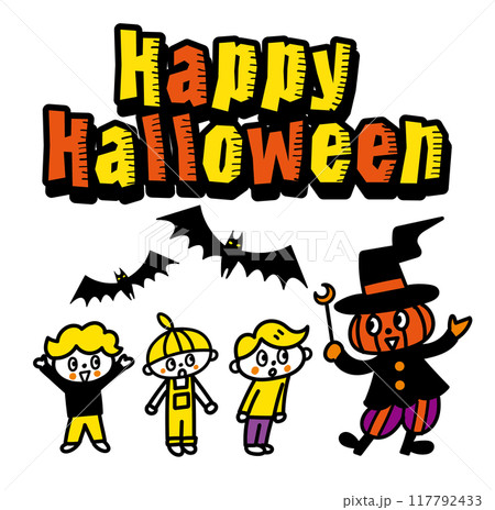 ハロウィンのイラスト ハロウィンのイラスト 117792433