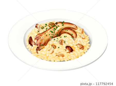エリンギのリゾット　イタリアン　米料理 117792454