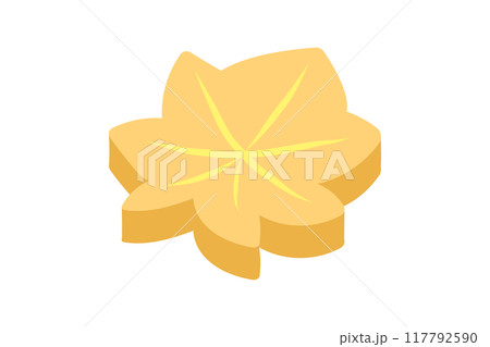 もみじの練り切りのイラスト もみじの練り切りのイラスト 117792590