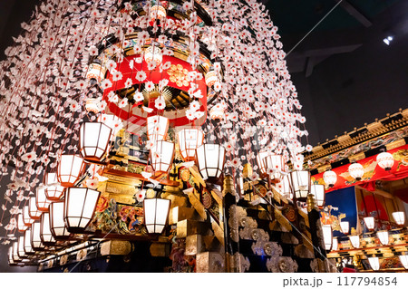 埼玉県秩父市　秩父まつり会館の山車 117794854