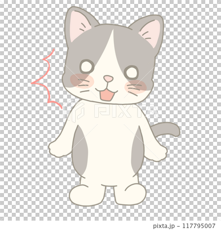 Surprised cat, Hachiware 117795007