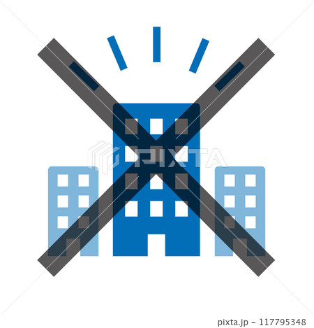 他社との差別化_ブルー 他社との差別化_ブルー 117795348