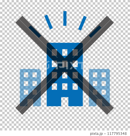 他社との差別化_ブルー 他社との差別化_ブルー 117795348