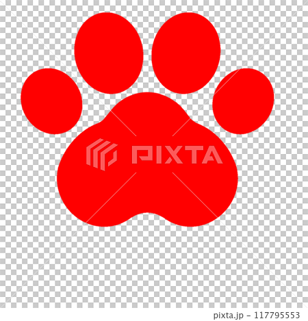 ネコの足あと 117795553