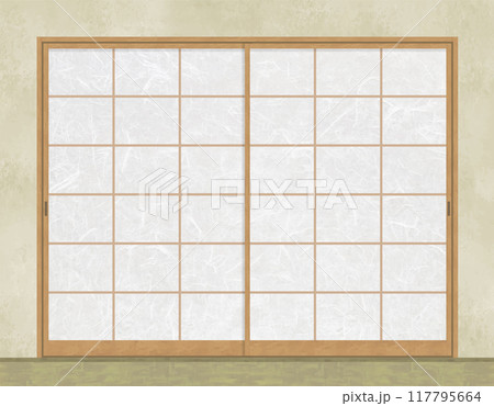 障子水彩画 117795664